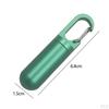 Keychain Pill Holder Metal Portable Case Container for Office Purse Outdoor