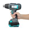 NEW 18V 4000mAh Electric Cordless Heat Gun Temperatures Adjustable Hot Air Gun With 3 Nozzles Attachments Power Tool