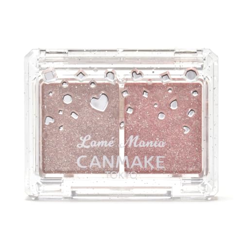 Canmake Lame Mania 02 2.7g Eyeshadow Glitter Shadow Shine Gloss Pearl Two-color Pastel Pink