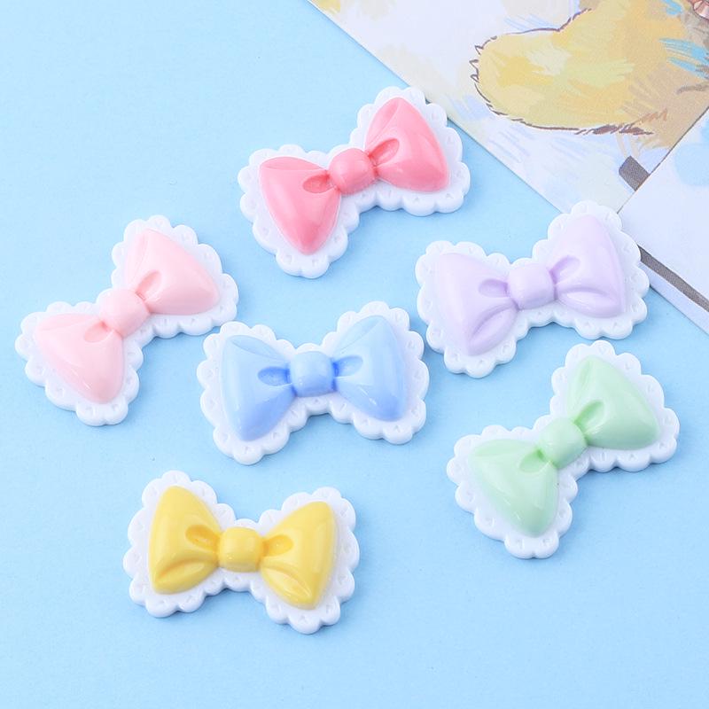 White Bow Resin Accessory DIY Kit