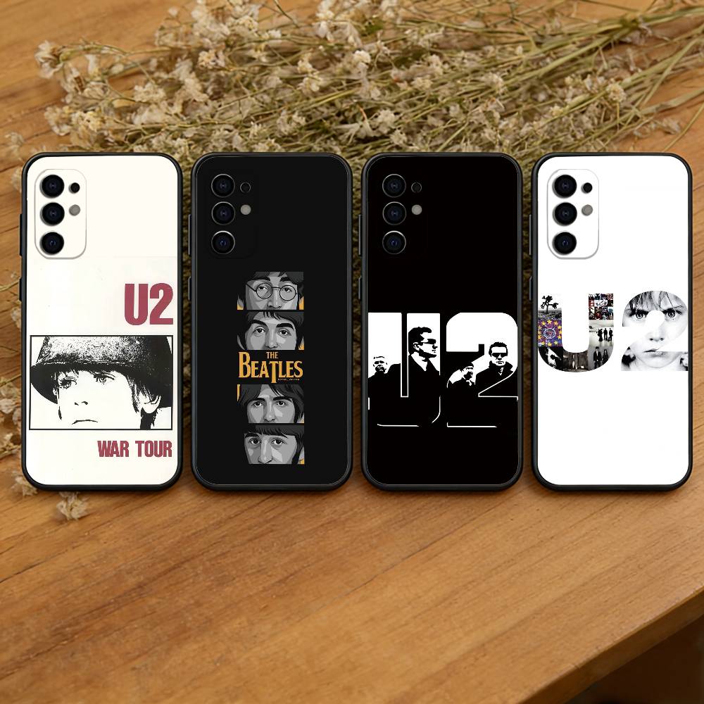 U-U2-ES Band Phone Case For Samsung S25,S24,S21,S22,S23,S30,Ultra,S20,Plus,Fe,Soft Silicone Black Cover