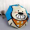 1pc Bear, Smiling Adventure Auto Open/close, 8-Rib Iron Frame, Compact Folding Cute Umbrella All-Season Portable Umbrella for Travel 005