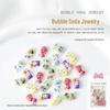 Cartoon 3D Bubble Soda Nail Art Accessories: 30 Cute Flat Bottom Resin Pieces