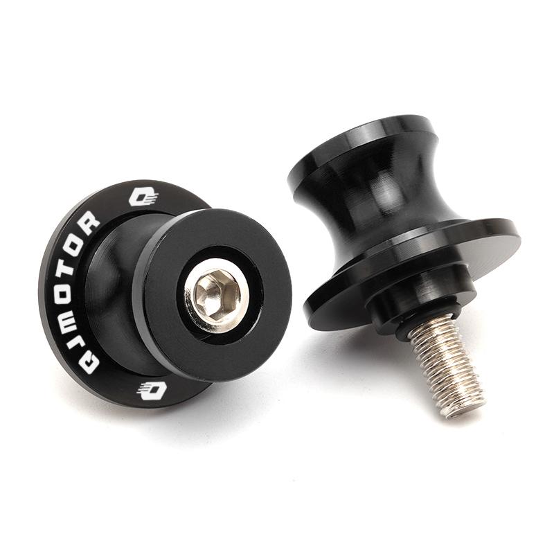For QJMOTO QJ SRT 800 800X 800SX SVT 650 X SRT700 Accessories Motorcycle CNC 6MM Swingarm Sliders Spools Screws Stand