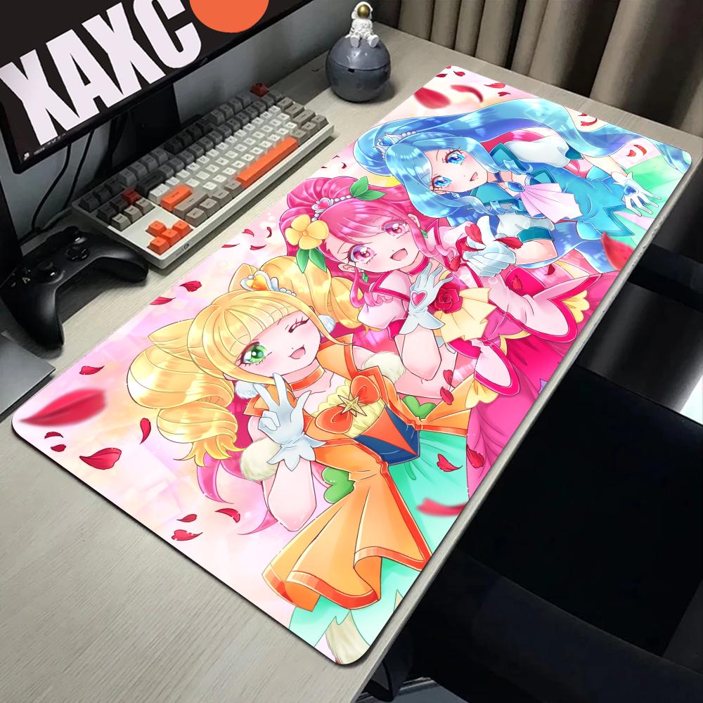 Healin Good Pretty Cure Mousepad INS Tide Large Cartoon Anime Gaming Mouse Pad Keyboard Mouse Mats Desk Mat Accessories