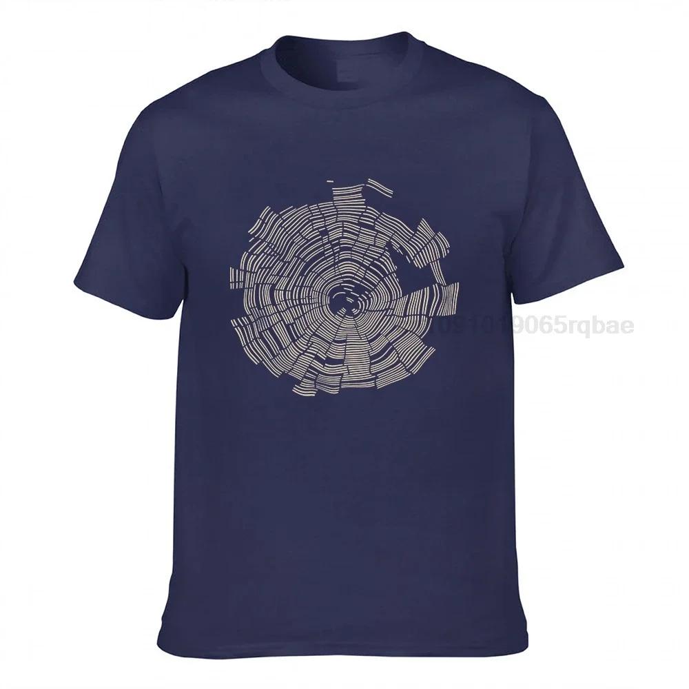 Adult Tshirt Idaho Tree Rings Triblend Unisex Cut Cotton Casual Unisex T Shirt Unisexs Tee Shirts Tops