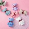 Towel Wedding Gifts Gift Bag Strong Water Absorption Skin Friendly Fun Coral Fleece Decorates Soft Anniversary Gift Bear Shaped