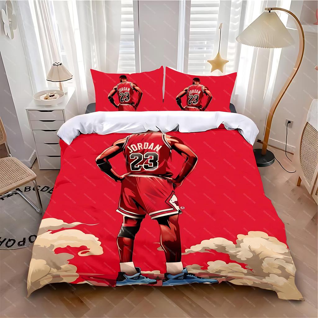 Bettbezug Kissenbezug Bettwäscheset Heiß M-MichaelS J-ordanS Erwachsener Junge Mädchen Schlafzimmer Dekoration Kinder Einzel Doppel Große Größe