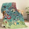 Kawaii Game C Cult Of The L Lamb B Blanket Soft Throw Blanket for Home Bedroom Bed Sofa Picnic Travel Office Rest Blanket Gift