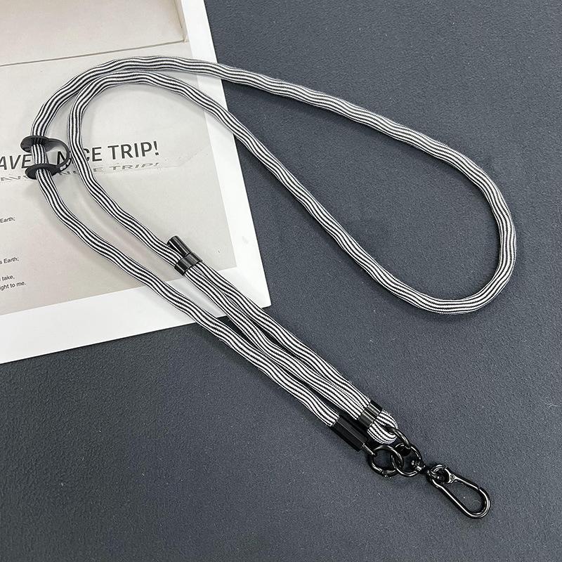 Mobile Phone Lanyard Crossbody Neck 1MM Polyester Mobile Phone Rope Neck Crossbody Adjustable Hand + Lanyard Crossbody Can Be Carried