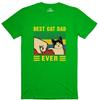 Best Cat Dad Funny Unisexs T Shirt Regular Fit Cotton Tee
