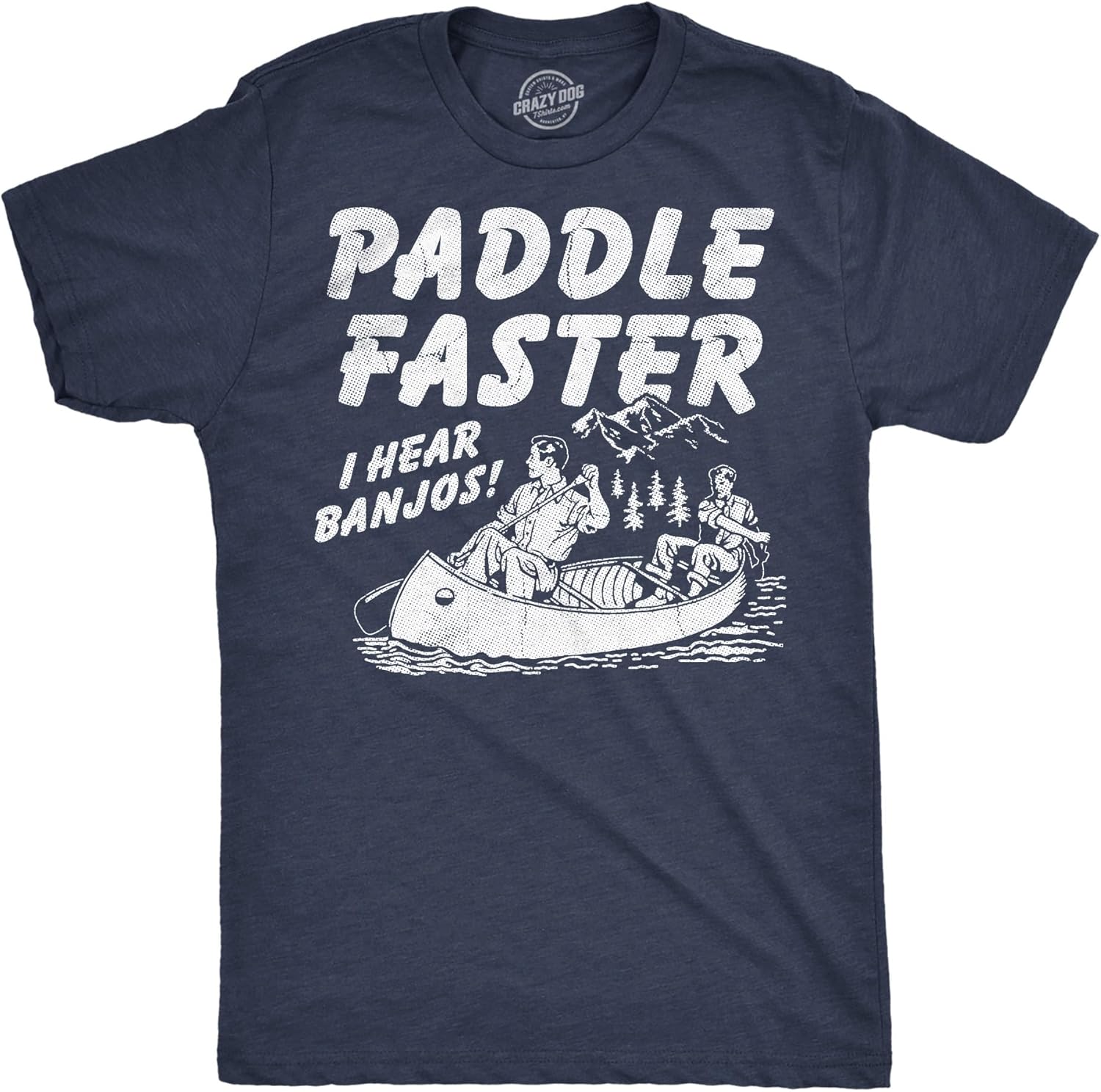 Paddle Faster I Hear Banjos Funny Vintage Movie T-Shirt S разноцветный