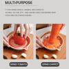 2-in-1 Garlic Sauce Bowl Handheld Garlic Paste Maker Handmade Ceramic Garlic Grater  Household Use