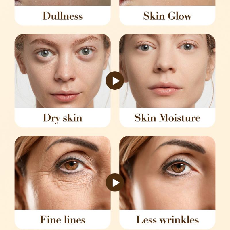 Ser de Apă cu Colagen și Perle de Aur 24K SADOER Hidratant și Hidratant