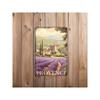 Lavender Field France Metal Wall Art Vintage Tin Sign Home Decor
