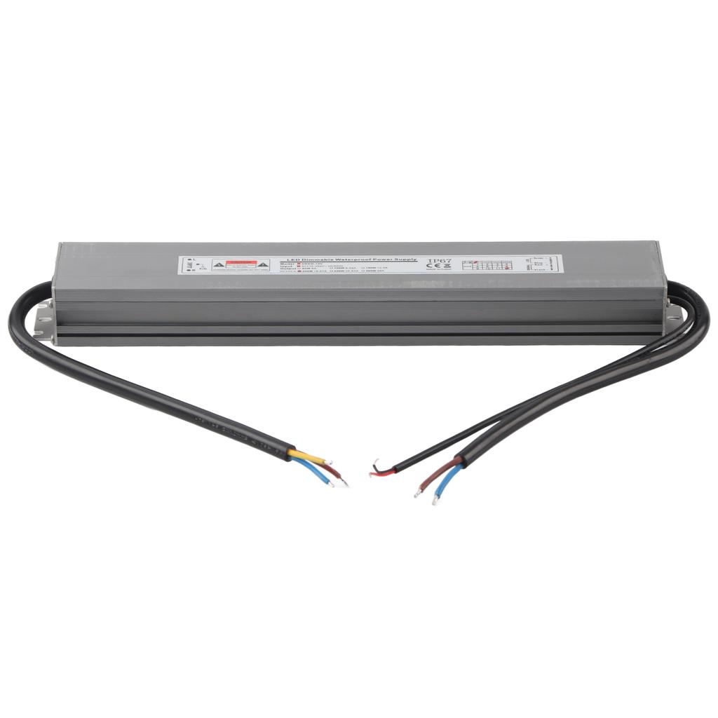 2-in-1 LED Wasserdichtes SCR/0-10V Dimm-Netzteil AC170~260V(50/60 Hz) Eingang 12 V Ausgang 16,67 A 200