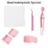 7Pcs/Set Tweezers Hama Beads Clip Handmade Diy 2.6Mm Tool Artifact Pen Needle Shovel Plate Tweezers For Hama Beads Tools