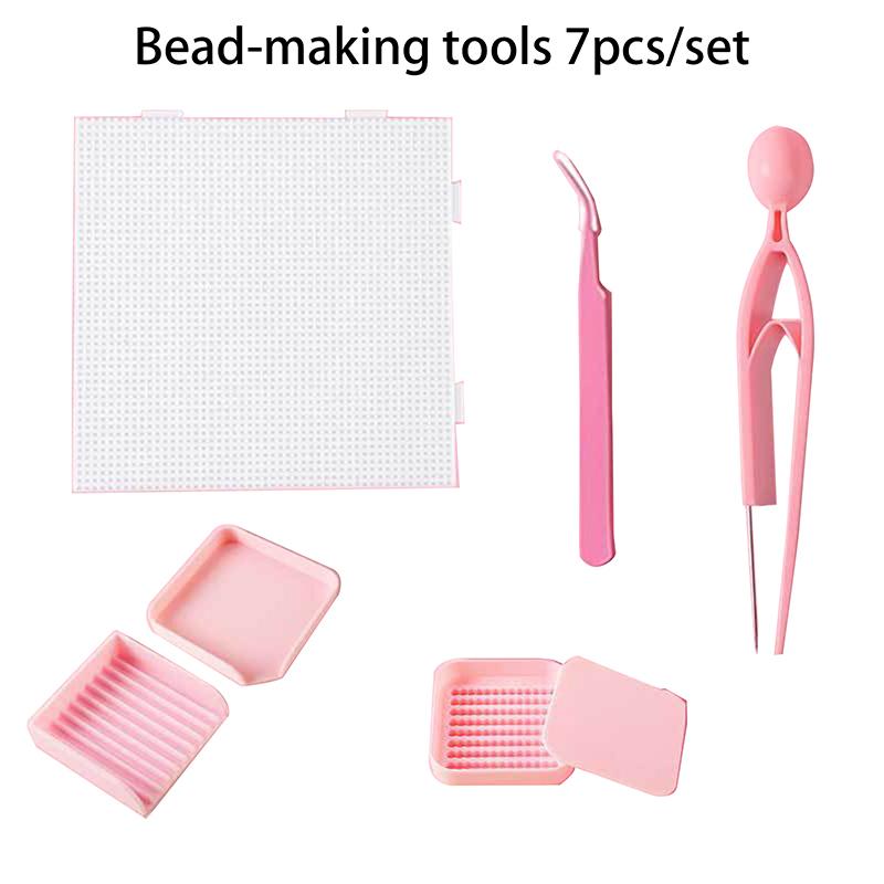 7Pcs/Set Tweezers Hama Beads Clip Handmade Diy 2.6Mm Tool Artifact Pen Needle Shovel Plate Tweezers For Hama Beads Tools