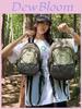 Casual Travel Nylon Drawstring Backpack With Color Block Splicing For Womens Hiking And Day Trips
