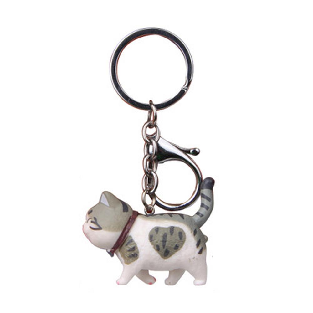 

Lovely Japanese Cat Cute Car Keychain Kitten Key Chain Cat Keyring Bag Hanging Pendant 4-1pc