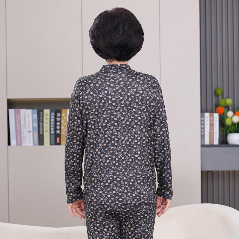 Men's V-Neck Plus Velvet Thermal Underwear Set