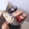 2026 Little Girls' Princess Bow Leather Shoes - New Spring/Autumn Style