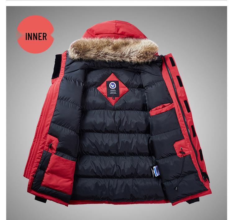 Canadian Winter Plus Size Thick Hooded Cotton Jacket