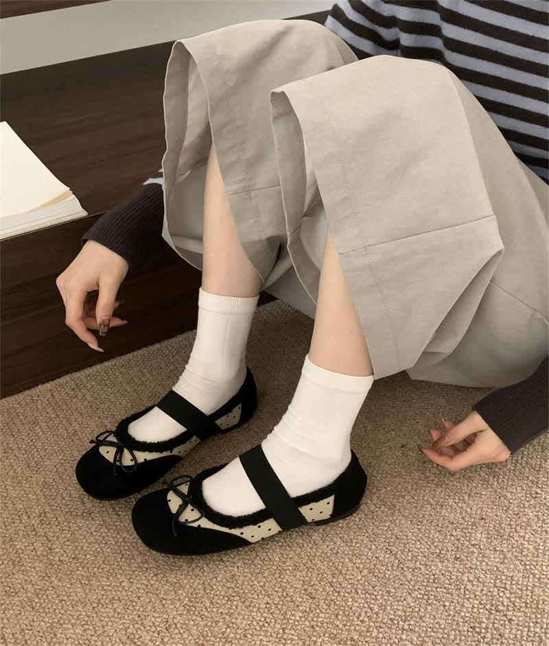 

French Mary Jane Small Leather Shoes Women s Autumn and Winter Skirt Single Shoes Small Fragrant Flat Bean Loafers 39