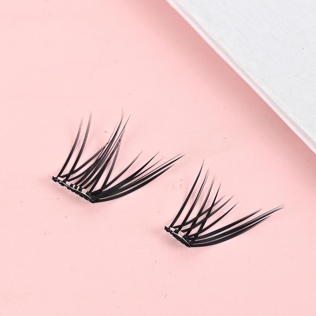 Natural DIY Segment Cluster Adhesive-Free Nine-Tail Fox False Eyelashes