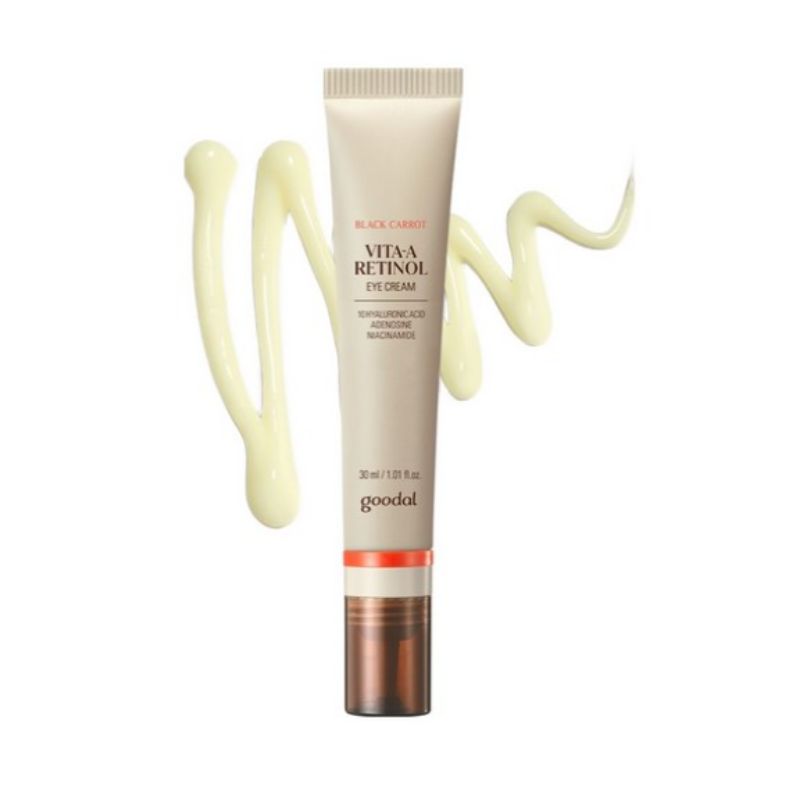 

goodal Black Carrot Vita A Retinol Firming Eye Cream 30ml Anti-Wrinkle Brightening Eye Care for Elastic Youthful Skin