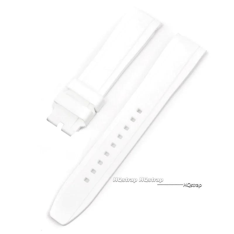 Curved End Rubber Silicone Strap for Citizen Watch Bracelet for Swatch Soft Waterproof Watchband for Rolex 20mm 22mm Wristband