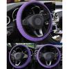 High Quality Anti-slip Wheel Protector Car Steering Wheel Cover 1x New