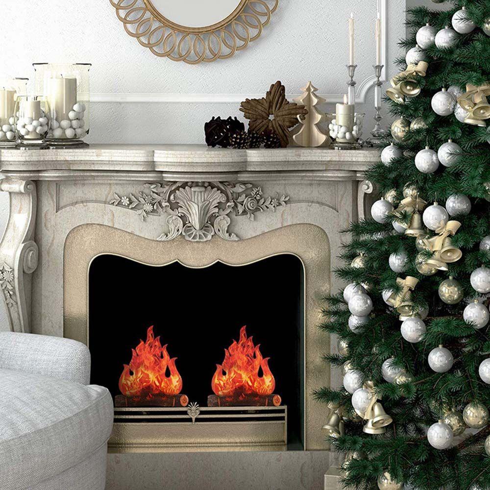 Decor Christmas Torch Paperboard Campfire Cardboard Flame Halloween Decoration Artificial Bonfire