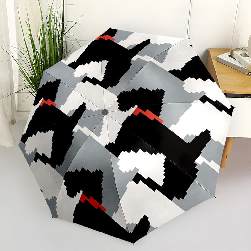 

1pc Scottish Terrier Pattern Automatic Open/Close Umbrella, Lightweight for Women/Men, Perfect Gift - for Everyday or Holiday Eventsyy251127068