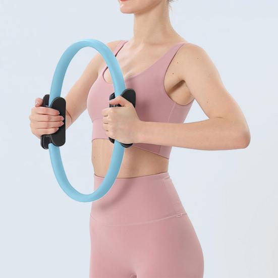 Ženy Pilates kruh s protiskluzovými rukojeťmi Tónování nohou Vnitřní strana stehen Cvičení Pánevního dna Kruh jógy Domácí Posilovna Fitness vybavení