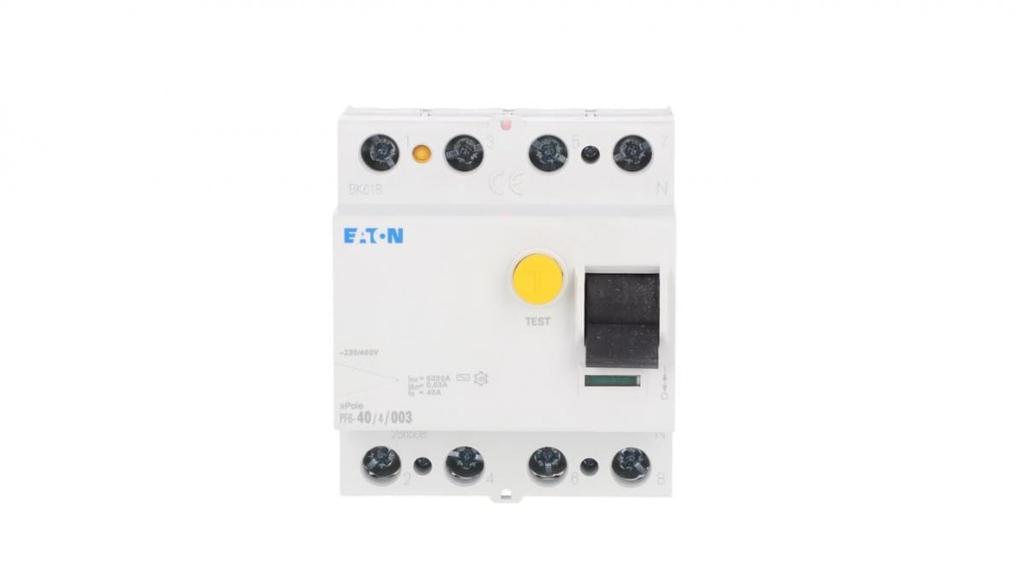 4P 40A 0.03A differential circuit breaker type AC PF6-40/4/003 286508
