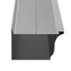 Gutter Guard, 5 inch Width, Aluminum Leaf Filter DIY Gutter Cover, 26 PCS 104 ft Total Length, 0.157'' Hole Diameter & 0.02'' Thick Raptor Gutter