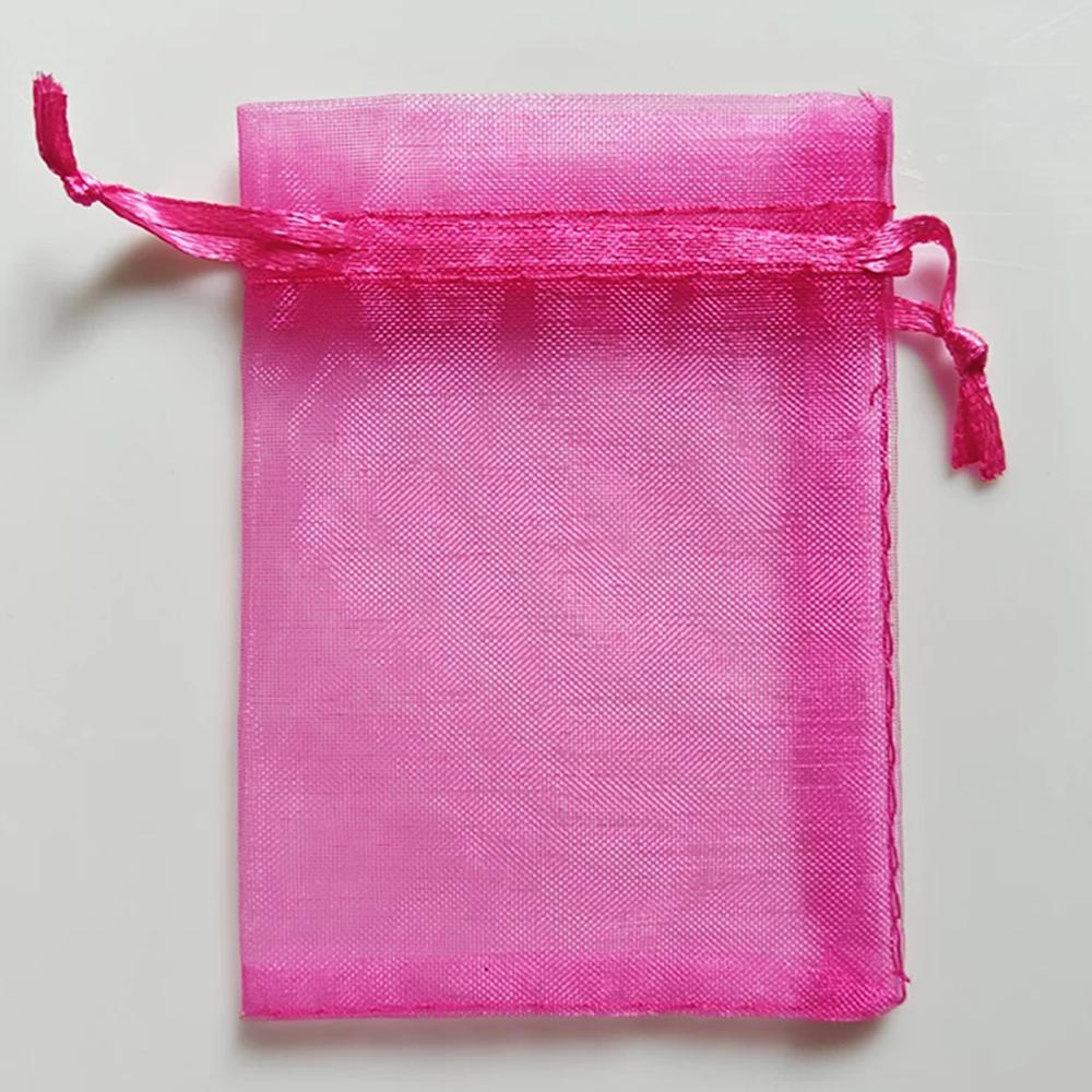 10/100pcs Organza Gift Packaging Bag Multi-color Candy Jewelry Storage Bag Wedding Christmas Party Decoration Gift Pouches