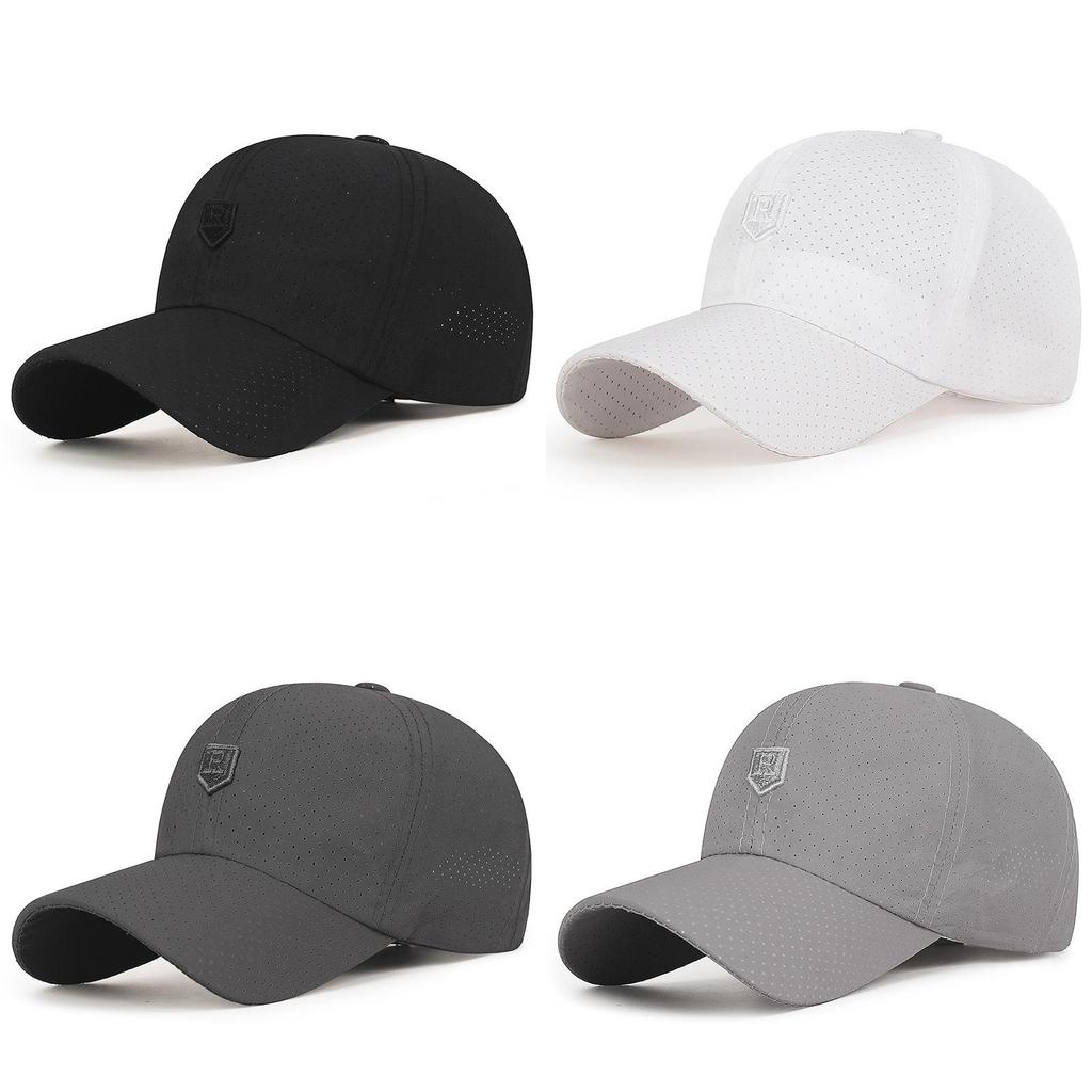 Letter R Embroidery Baseball Cap Breathable Outdoor Peaked Caps Fashion Gift
