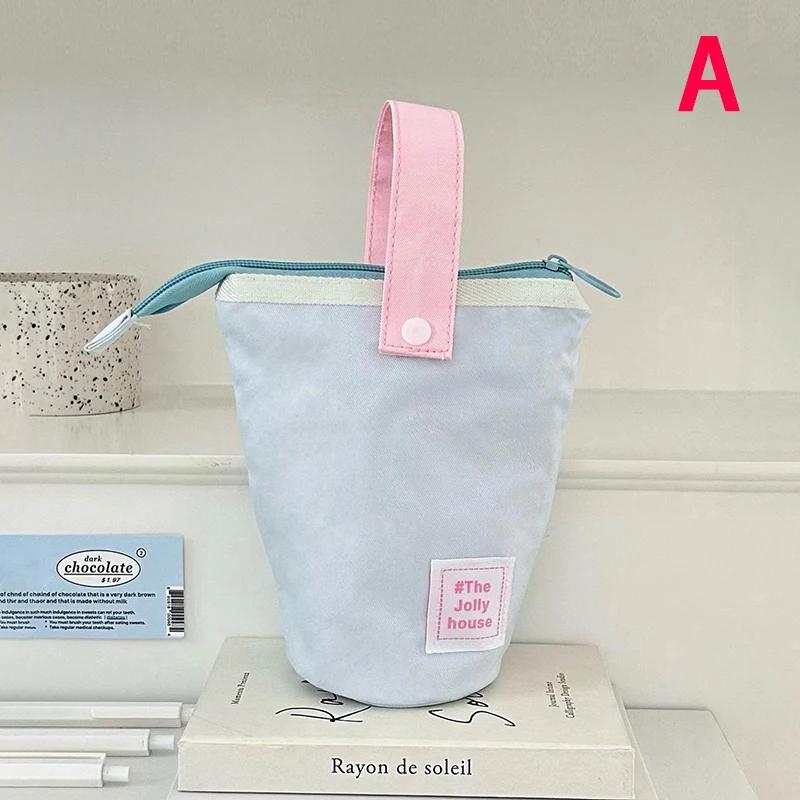 Kawaii Big Capacity Pencil Case Pen Storage Bag Cute Pencil Punch Back To School Kids Gift Stationery Supplies