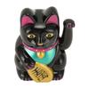 4in Solar Lucky Fortune Cat with Waving Arm Solar Powered Feng Shui Lucky Cats Lucky Beckoning