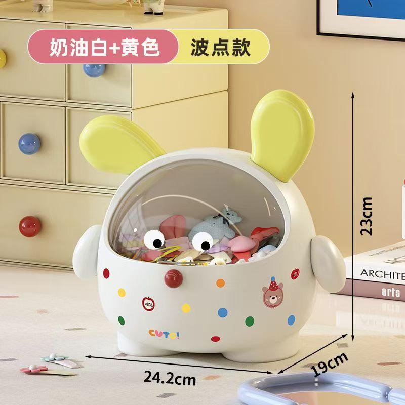 Desktop Cute Pet Candy Box Cartoon Ornament Dustproof Flip Cover Bedroom Headrope Hair Rope Jewelry Storage Box
