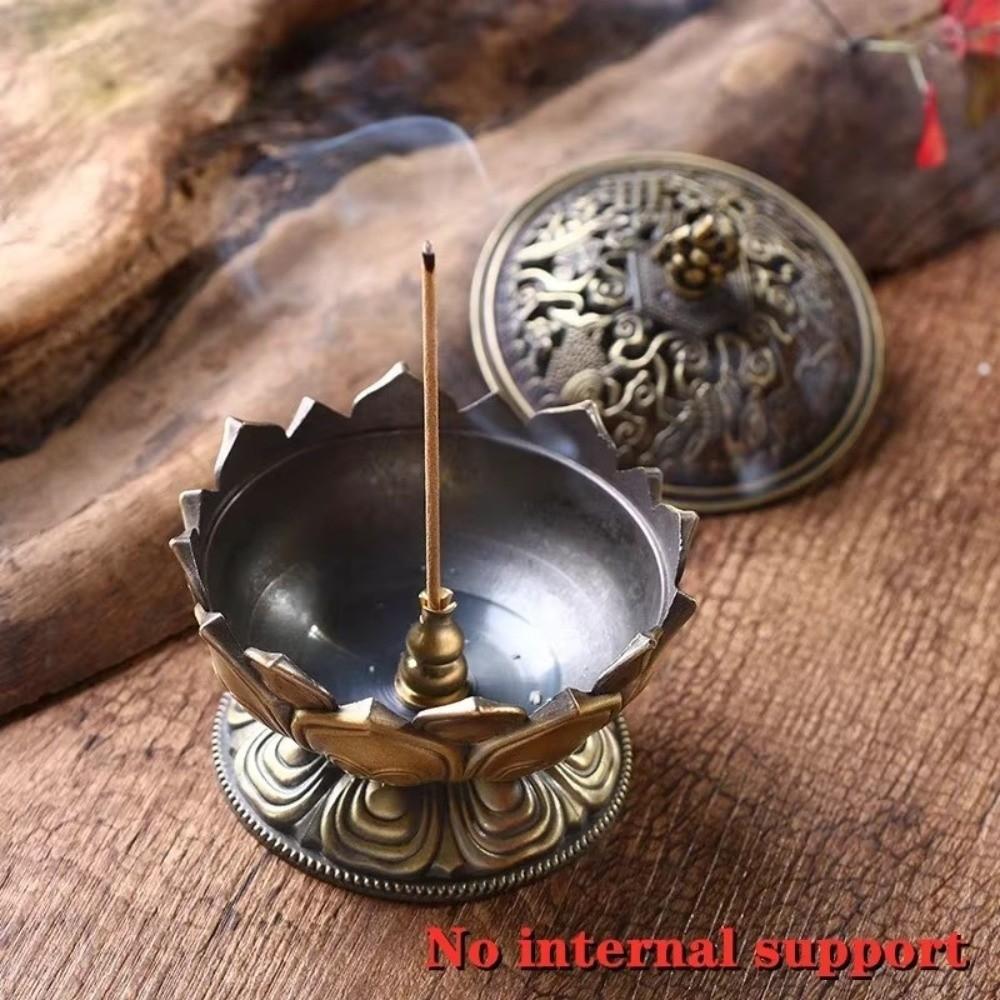 Incense Tools Lotus Flower Incense Burner Single Layer Incense Art Ornaments