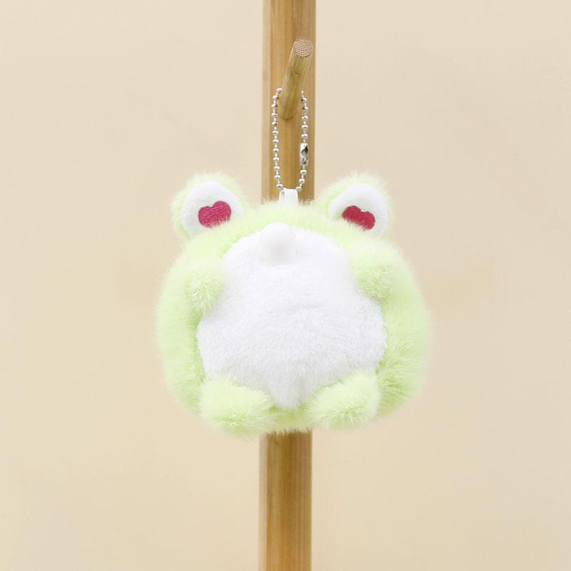 

Frog Soft Green Plush Keychain Cute Frog Bag Accessory For Girls Gift Light Green Frog