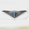 USA H-20 Stealth Strategische Bomber Kämpfer Modell Bausteine Technische Sergeant Kampf Flugzeug MOC Ziegel Spielzeug Geschenk