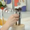Dustproof Makeup Brush Cleaner Bowl Large Capacity Cosmetic Brush Hang Drying Holder  Pen Holder