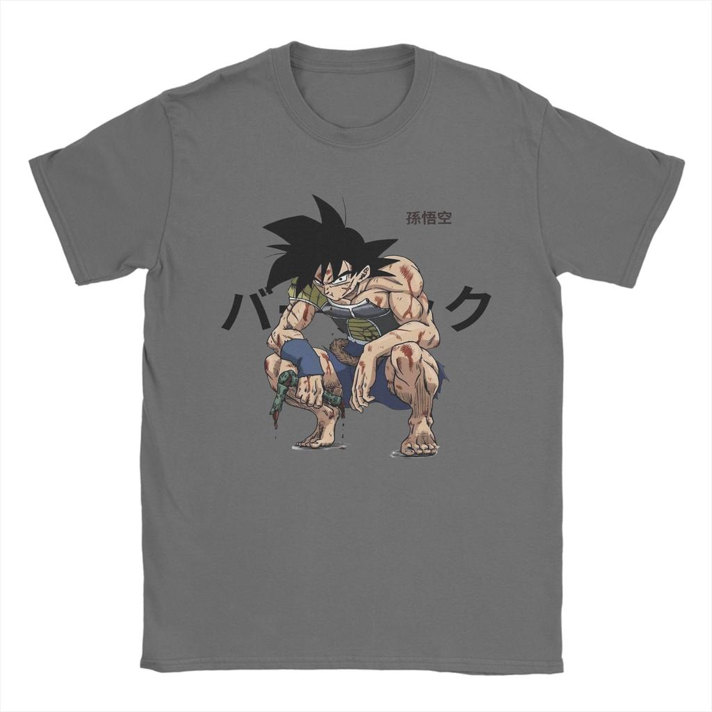 Bardock Time Breaker Majins Buus gokus Dragon Ball Z T Shirts Mens 100 Cotton Vintage TShirts Round Collar Tees Clothing