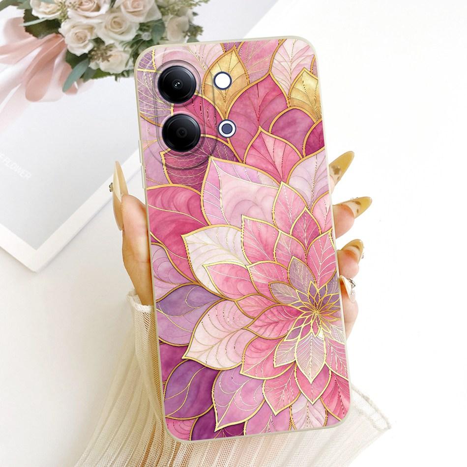 For Vivo Y05 Y11d 2026 Cute Cat Flower Cartoon Phone Case For Vivo Y11D Y05 4G Shockproof Soft Silicone Covers Bumpers