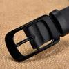Black Vintage Sophisticated Buckle Belt For Women Ideal For Casual Denim Wear