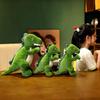 35cm Green Dinosaur Doll Simulation Plush Toy Handmade Doll Cartoon Anime Cute Pillow Cushion Home Decoration Children's Birt